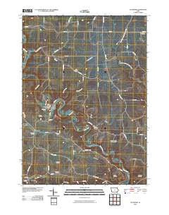 Littleport Iowa Historical topographic map, 1:24000 scale, 7.5 X 7.5 Minute, Year 2010