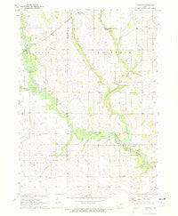 Littleton Iowa Historical topographic map, 1:24000 scale, 7.5 X 7.5 Minute, Year 1971