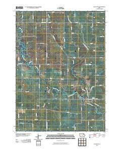 Littleton Iowa Historical topographic map, 1:24000 scale, 7.5 X 7.5 Minute, Year 2010