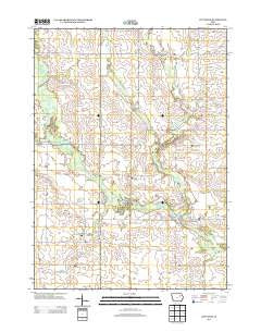 Littleton Iowa Historical topographic map, 1:24000 scale, 7.5 X 7.5 Minute, Year 2013