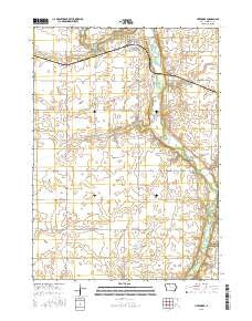Livermore Iowa Current topographic map, 1:24000 scale, 7.5 X 7.5 Minute, Year 2015