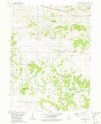 Lockridge West Iowa Historical topographic map, 1:24000 scale, 7.5 X 7.5 Minute, Year 1980
