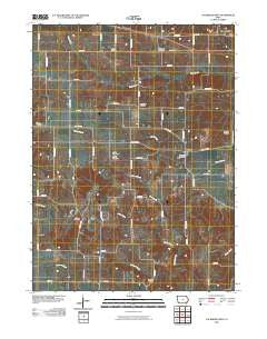 Lockridge West Iowa Historical topographic map, 1:24000 scale, 7.5 X 7.5 Minute, Year 2010