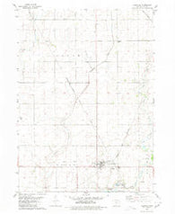 Lohrville Iowa Historical topographic map, 1:24000 scale, 7.5 X 7.5 Minute, Year 1980
