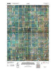 Lohrville Iowa Historical topographic map, 1:24000 scale, 7.5 X 7.5 Minute, Year 2010