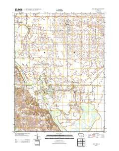 Lone Tree Iowa Historical topographic map, 1:24000 scale, 7.5 X 7.5 Minute, Year 2013