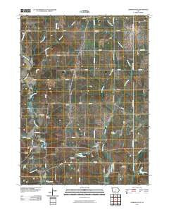 Lorimor South Iowa Historical topographic map, 1:24000 scale, 7.5 X 7.5 Minute, Year 2010