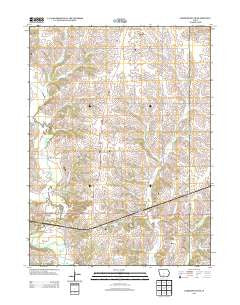 Lorimor South Iowa Historical topographic map, 1:24000 scale, 7.5 X 7.5 Minute, Year 2013