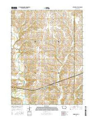 Lorimor South Iowa Current topographic map, 1:24000 scale, 7.5 X 7.5 Minute, Year 2015