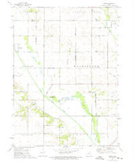 Loring Iowa Historical topographic map, 1:24000 scale, 7.5 X 7.5 Minute, Year 1972