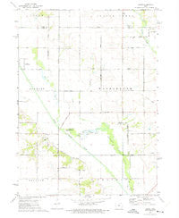 Loring Iowa Historical topographic map, 1:24000 scale, 7.5 X 7.5 Minute, Year 1972