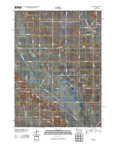 Loring Iowa Historical topographic map, 1:24000 scale, 7.5 X 7.5 Minute, Year 2010