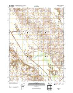 Loring Iowa Historical topographic map, 1:24000 scale, 7.5 X 7.5 Minute, Year 2013