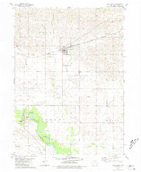Lost Nation Iowa Historical topographic map, 1:24000 scale, 7.5 X 7.5 Minute, Year 1980