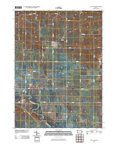 Lost Nation Iowa Historical topographic map, 1:24000 scale, 7.5 X 7.5 Minute, Year 2010