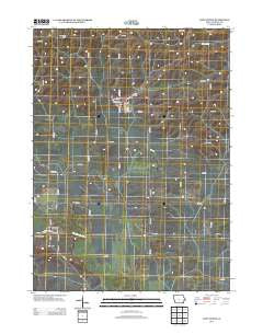 Lost Nation Iowa Historical topographic map, 1:24000 scale, 7.5 X 7.5 Minute, Year 2013