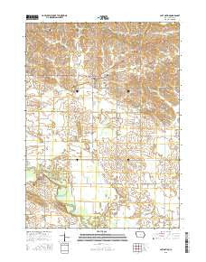 Lost Nation Iowa Current topographic map, 1:24000 scale, 7.5 X 7.5 Minute, Year 2015