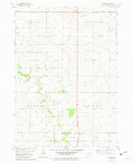 Lourdes Iowa Historical topographic map, 1:24000 scale, 7.5 X 7.5 Minute, Year 1981