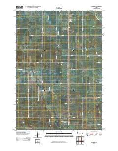 Lourdes Iowa Historical topographic map, 1:24000 scale, 7.5 X 7.5 Minute, Year 2010