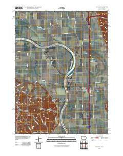 Loveland Iowa Historical topographic map, 1:24000 scale, 7.5 X 7.5 Minute, Year 2010