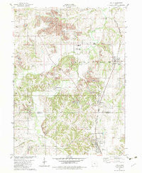Lovilia Iowa Historical topographic map, 1:24000 scale, 7.5 X 7.5 Minute, Year 1982