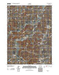 Lovilia Iowa Historical topographic map, 1:24000 scale, 7.5 X 7.5 Minute, Year 2010