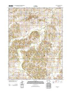 Lovilia Iowa Historical topographic map, 1:24000 scale, 7.5 X 7.5 Minute, Year 2013
