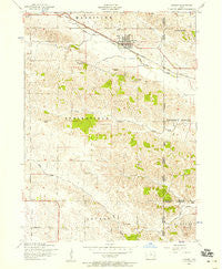 Lowden Iowa Historical topographic map, 1:24000 scale, 7.5 X 7.5 Minute, Year 1953