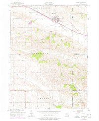 Lowden Iowa Historical topographic map, 1:24000 scale, 7.5 X 7.5 Minute, Year 1953