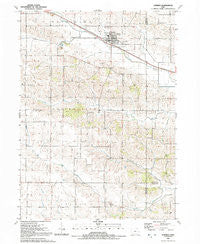 Lowden Iowa Historical topographic map, 1:24000 scale, 7.5 X 7.5 Minute, Year 1991