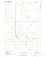 Lu Verne Iowa Historical topographic map, 1:24000 scale, 7.5 X 7.5 Minute, Year 1972