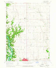 Luther Iowa Historical topographic map, 1:24000 scale, 7.5 X 7.5 Minute, Year 1965