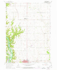 Luther Iowa Historical topographic map, 1:24000 scale, 7.5 X 7.5 Minute, Year 1965