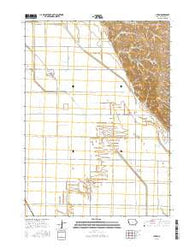 Luton Iowa Current topographic map, 1:24000 scale, 7.5 X 7.5 Minute, Year 2015