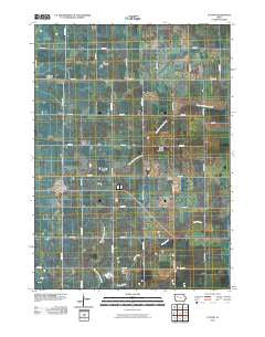 Lytton Iowa Historical topographic map, 1:24000 scale, 7.5 X 7.5 Minute, Year 2010