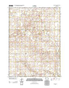 Mackey Iowa Historical topographic map, 1:24000 scale, 7.5 X 7.5 Minute, Year 2013