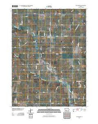 Macksburg Iowa Historical topographic map, 1:24000 scale, 7.5 X 7.5 Minute, Year 2010