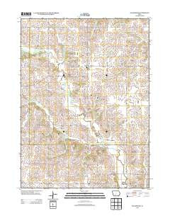 Macksburg Iowa Historical topographic map, 1:24000 scale, 7.5 X 7.5 Minute, Year 2013