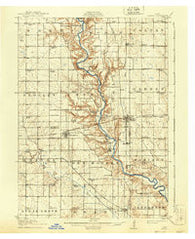 Madrid Iowa Historical topographic map, 1:62500 scale, 15 X 15 Minute, Year 1914
