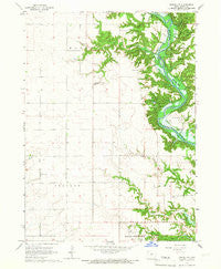 Madrid NW Iowa Historical topographic map, 1:24000 scale, 7.5 X 7.5 Minute, Year 1965