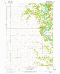 Madrid NW Iowa Historical topographic map, 1:24000 scale, 7.5 X 7.5 Minute, Year 1965