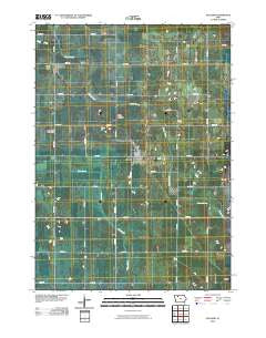 Mallard Iowa Historical topographic map, 1:24000 scale, 7.5 X 7.5 Minute, Year 2010