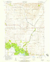 Malone Iowa Historical topographic map, 1:24000 scale, 7.5 X 7.5 Minute, Year 1953