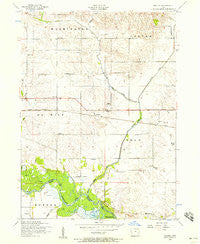 Malone Iowa Historical topographic map, 1:24000 scale, 7.5 X 7.5 Minute, Year 1953