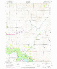 Malone Iowa Historical topographic map, 1:24000 scale, 7.5 X 7.5 Minute, Year 1953