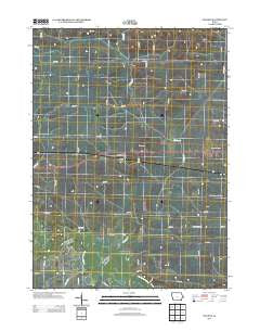 Malone Iowa Historical topographic map, 1:24000 scale, 7.5 X 7.5 Minute, Year 2013