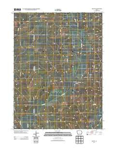 Maloy Iowa Historical topographic map, 1:24000 scale, 7.5 X 7.5 Minute, Year 2013