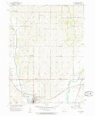 Malvern Iowa Historical topographic map, 1:24000 scale, 7.5 X 7.5 Minute, Year 1956