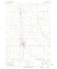 Manly Iowa Historical topographic map, 1:24000 scale, 7.5 X 7.5 Minute, Year 1972