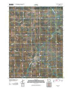 Manning Iowa Historical topographic map, 1:24000 scale, 7.5 X 7.5 Minute, Year 2010